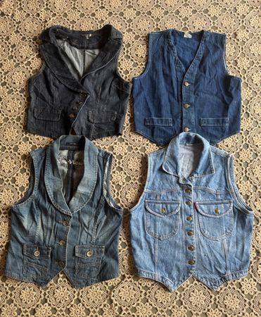 Denim waistcoat