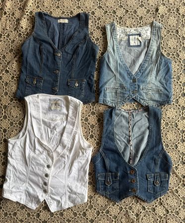 Denim waistcoat