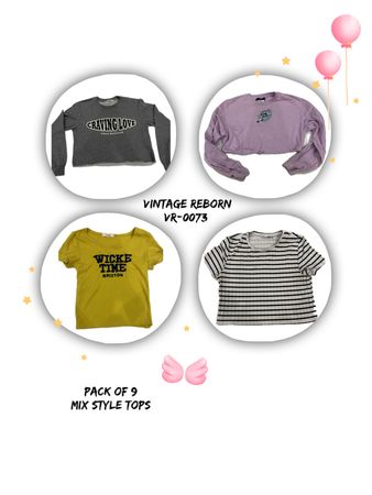 Y2K Mix Style Tops - (VR-0073) bales