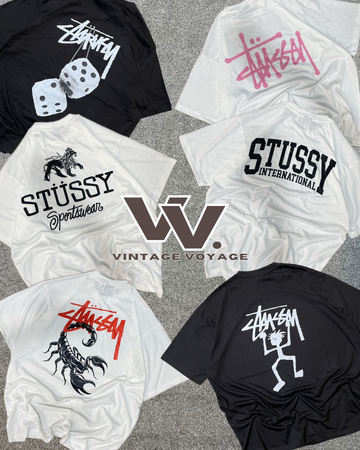 T-shirts de style retravaillé Stussy #017