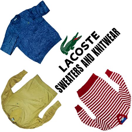 LACOSTE-PULLOVER UND STRICKWAREN