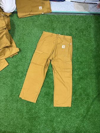 Rework style double knee pants