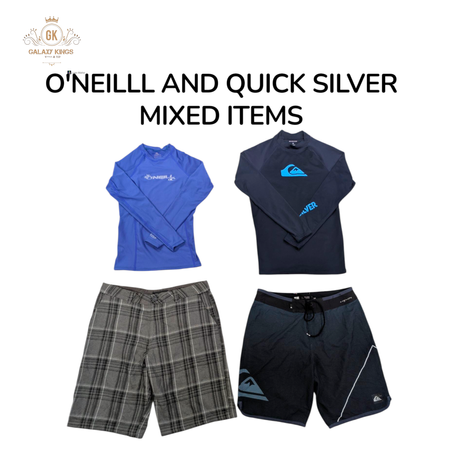 O'NEILLL AND QUIKSILVER MIXED ITEMS