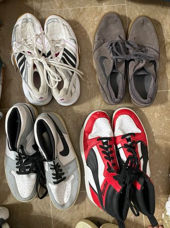 Mix branded shoes