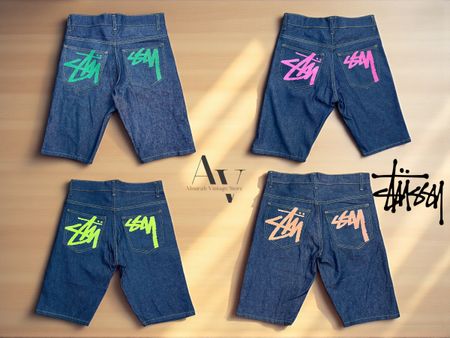 Stussy rework style All colour stussy shorts