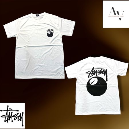 Stussy rework style nike stussy black and white tee