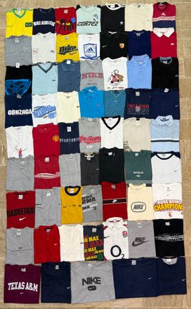 Vintage T-Shirt Nike Adidas 61 Stück