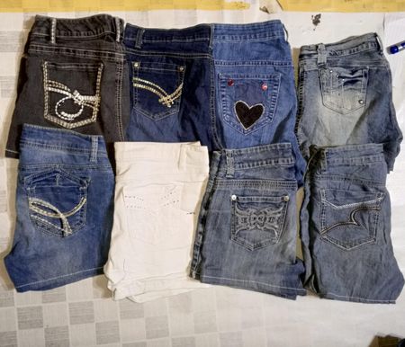 SEVEN 7 AND OTHER BRAND MINI SHORTS (ID 668)