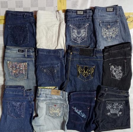 EARL JEANS AND OTHER MIX BRANDS MINI SHORTS (ID 1191)
