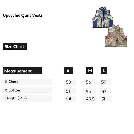 SS25 Upcycled Quilt Vests