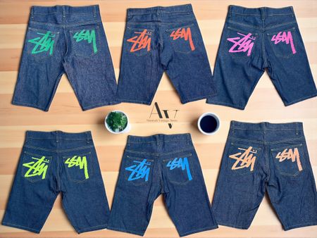 Stussy retravail style Imprimé couleur stussy Shorts