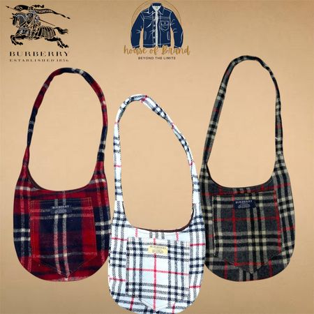 Upcycled burberry tote bags