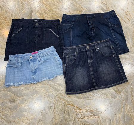 Y2k Denim Skirts