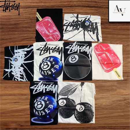 Stussy rework style mixed t shirts