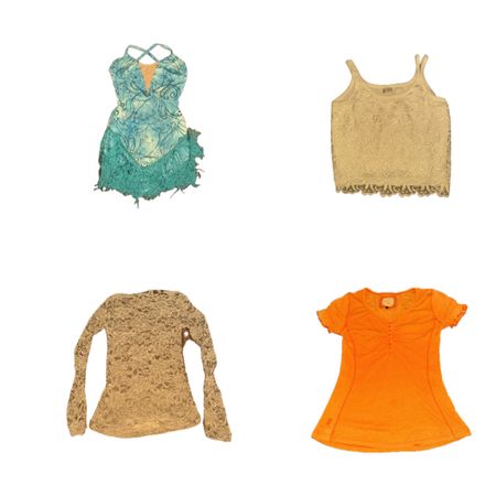 Y2k Floral Printed Mix Tops