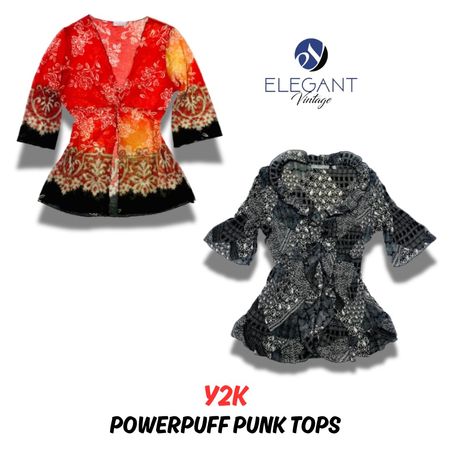 Y2K Powerpuff Punk Tops - EV0431