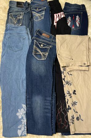 Y2K JEANS BRODÉS 002