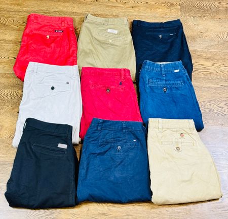 Mix branded cotton and office pants