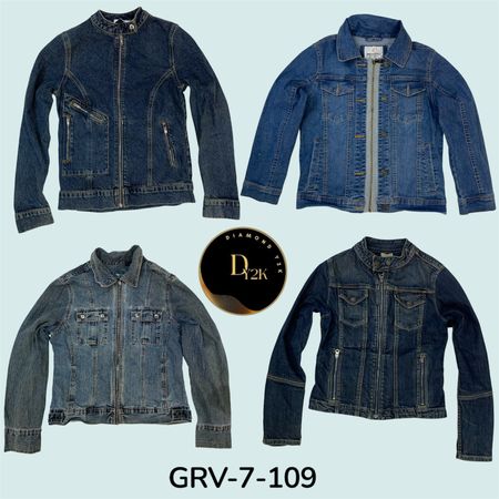 Denim Jackets with Zipper Closure – Everyday Streetwear Look (GRV-109)