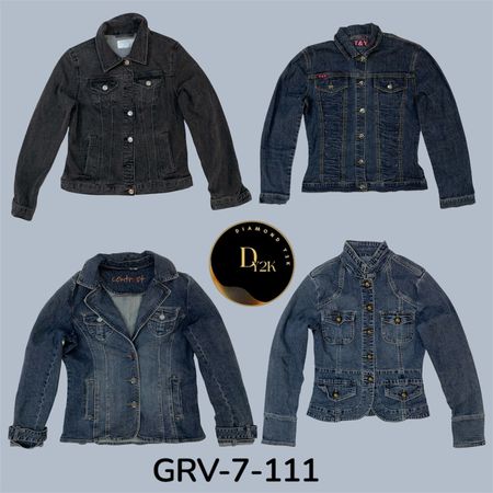 Giacche in denim miste – Contrasto audace, stile unico (GRV-111)
