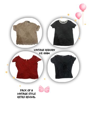 * Y2K Charm:  Vintage Style Tops (VR-0084)