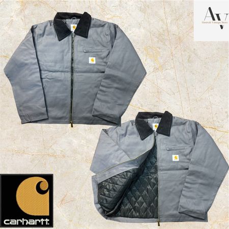 Vestes Detroit grises à style rework Carhartt