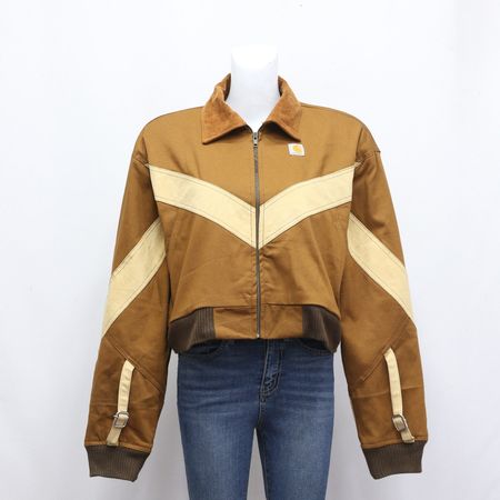 CR630 Upcycled  Crop Carhartt jacket