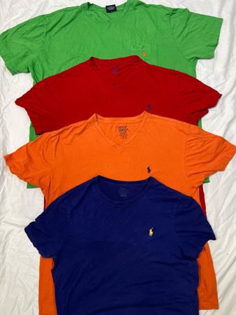 RALPH LAUREN RUNDHALS T-SHIRTS