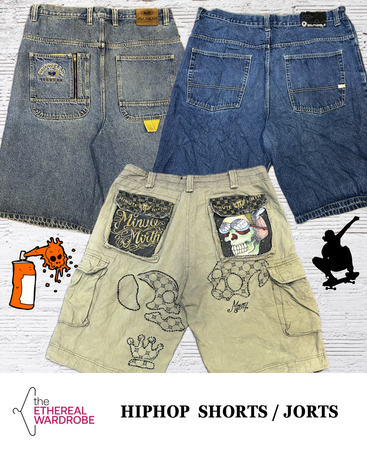 Hiphop shorts / jorts including southpole, Rocawear, Ecko unlimited, top brands