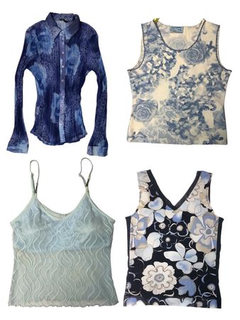 La Fille en Bleu x Y2k Tops