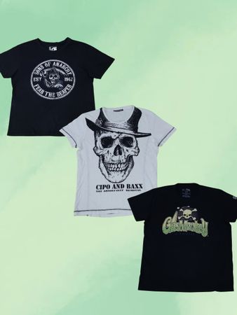 Affliction Style Printed T-Shirts [TD-076]