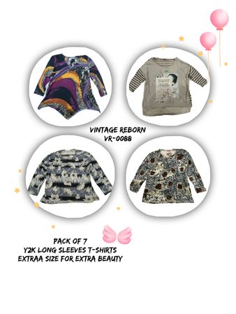 Y2K Oversized Tees for Extraa Beauty (VR-0088)