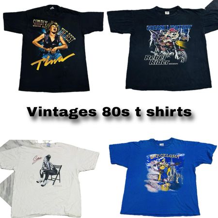 Vintage collection 80s 90s t shirts