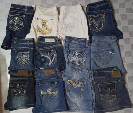 VIGOSS AND OTHER MIX BRANDS MINI SHORTS (MD 1185)