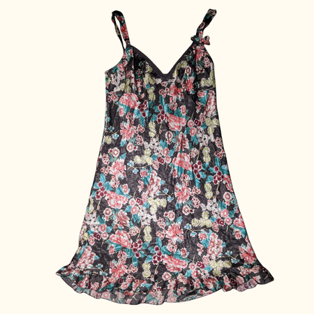 SAY#258 Glamorous 2000s-Inspired Silk Slip Dress 🌸