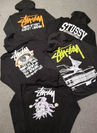 Stussy rework style mix design hoodies