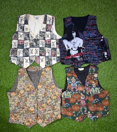 Y2K waistcoats print