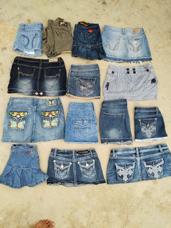 Y2k Cool Girl Mini micro ladies skirts