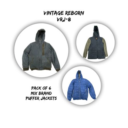 Premium Mixed Brand Puffer Jackets - VRJ-8 bales