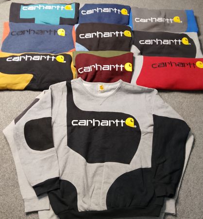 Carhartt rework style crewneck shirts