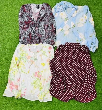 Blusas de manga longa femininas