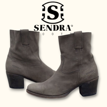 SA#266 Bottines Vintage Éblouissantes – Chic Western Redéfini