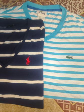 ラルフ・ローレンとラコステのTシャツ