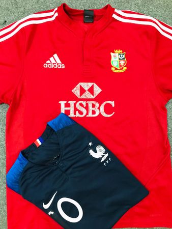 Vintage football club jersey