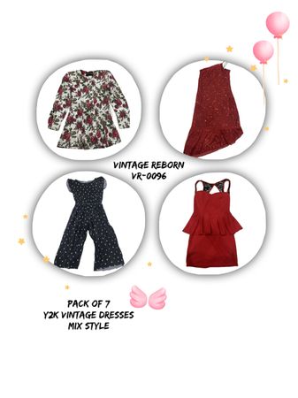 Robe Y2K Medley : Pack de 7 robes vintage Mix Style (VR-0096)