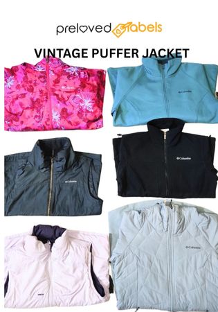 Columbia – Marken Vintage Pufferjacke für Unisex