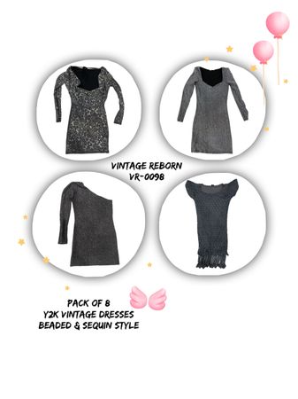 Y2K Sparkle & Shine: Beaded & Sequin Dresses ( VR-0098) bales