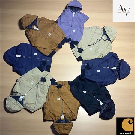 Carhartt rework style all colour hoodie jackets