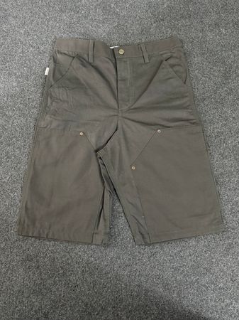 Carhartt Double Knee Shorts Charcoal Colour Rework Style