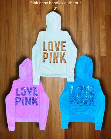 Veste à capuche authentique rose